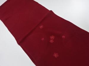 未使用品　正絹　刺繍　帯揚げ